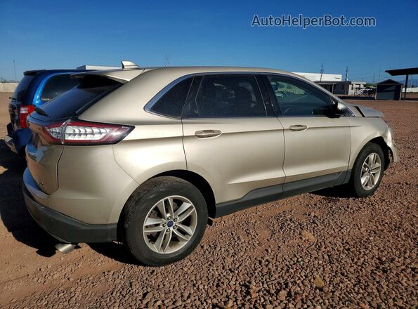 2FMPK4J93HBC08442 2017 FORD EDGE Серебряный Задняя правая четверть