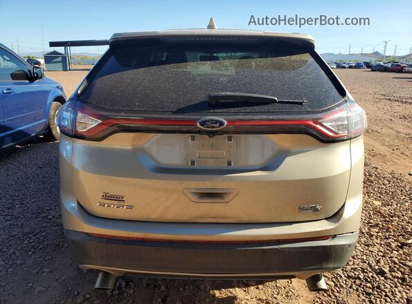 2FMPK4J93HBC08442 2017 FORD EDGE Серебряный Вид сзади