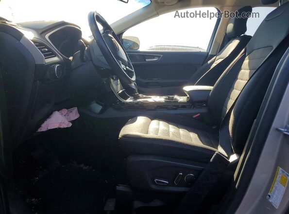 2FMPK4J93HBC08442 2017 FORD EDGE Серебряный Вид салона спереди