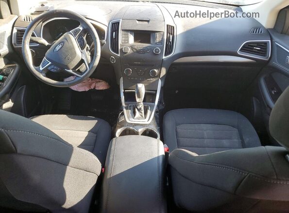 2FMPK4J93HBC08442 2017 FORD EDGE Серебряный Вид панели приборов