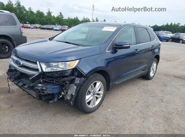2FMPK4J93HBC40162 2017 FORD EDGE Blue Vista tres cuartos delantera izquierda