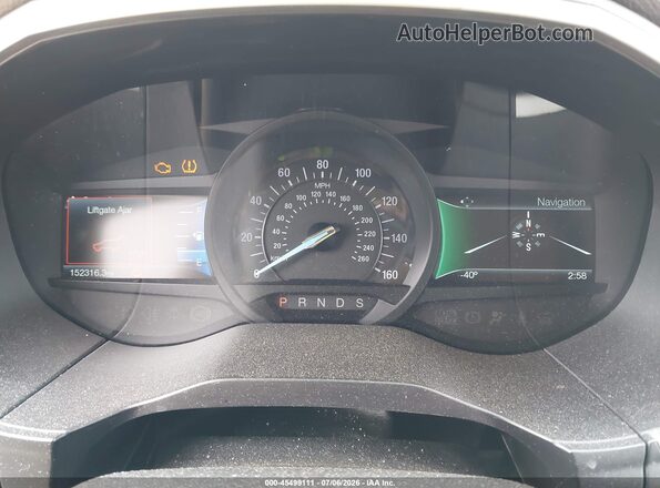 2FMPK4J93HBC40162 2017 FORD EDGE Blue Vista de los asientos traseros