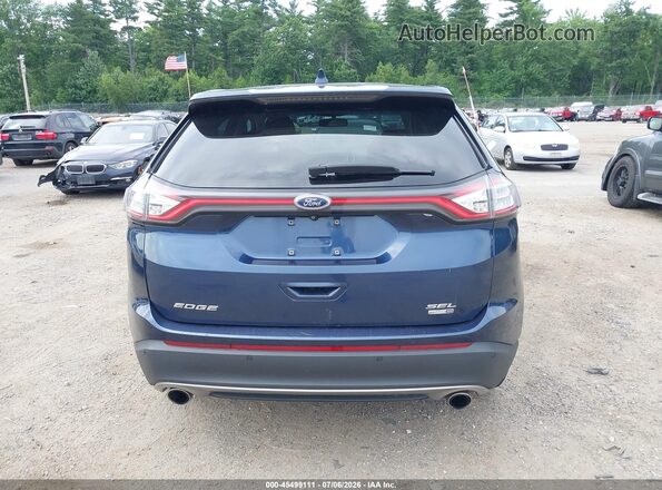 2FMPK4J93HBC40162 2017 FORD EDGE Blue 