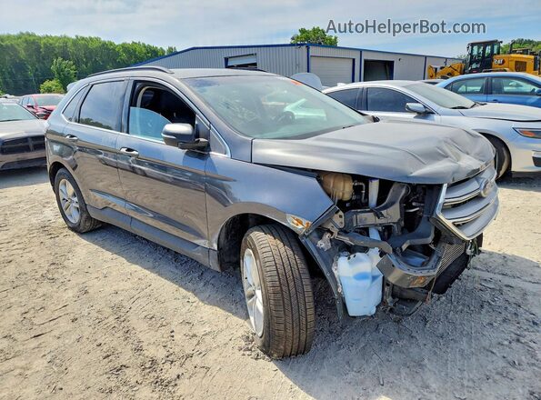 2FMPK4J93HBC46897 2017 FORD EDGE Gray წინა მარჯვენა