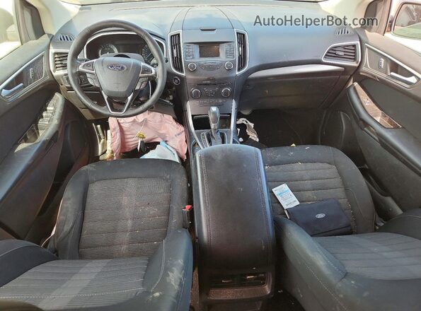 2FMPK4J93HBC46897 2017 FORD EDGE Gray წინა პანელის ხედი