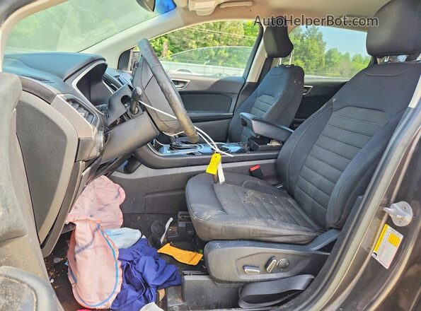 2FMPK4J93HBC46897 2017 FORD EDGE Gray წინა სალონის ხედი