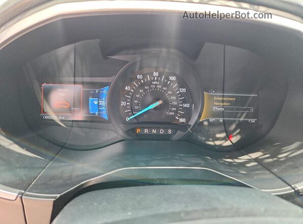 2FMPK4J93HBC48665 2017 FORD EDGE Blue Widok zestawu wskaźników
