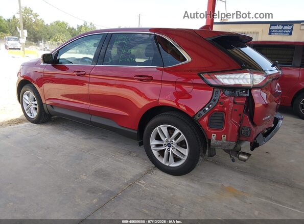 2FMPK4J93JBC54763 2018 FORD EDGE Red Задня ліва чверть