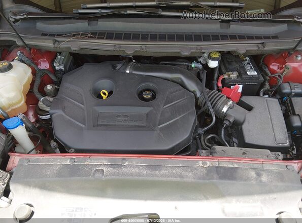 2FMPK4J93JBC54763 2018 FORD EDGE Red Вид ззаду