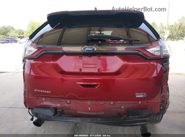 2FMPK4J93JBC54763 2018 FORD EDGE Red Вид спереду