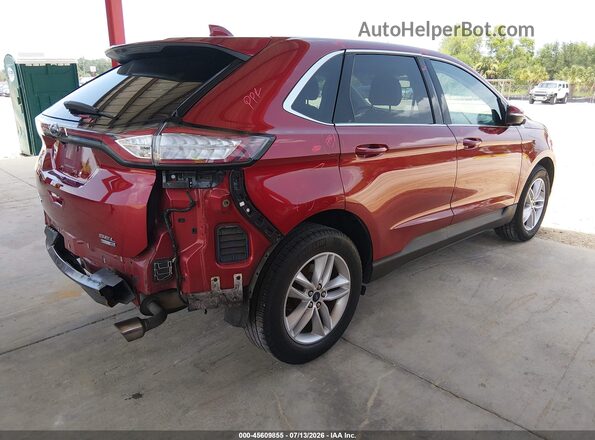 2FMPK4J93JBC54763 2018 FORD EDGE Red Задня права чверть