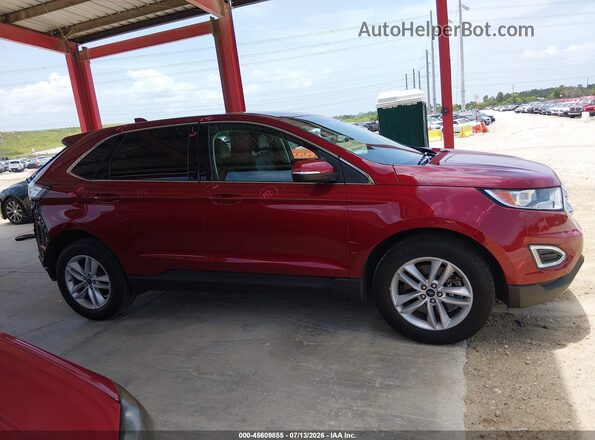2FMPK4J93JBC54763 2018 FORD EDGE Red Панорамний вид салону 360°