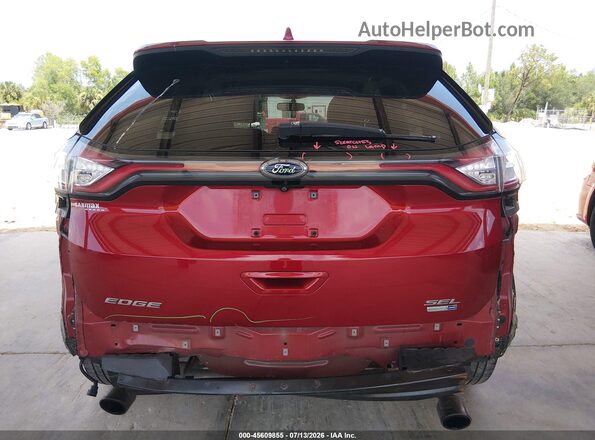 2FMPK4J93JBC54763 2018 FORD EDGE Red 