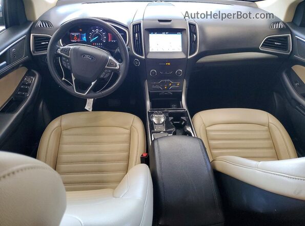 2FMPK4J93KBB04735 2019 FORD EDGE Black წინა პანელის ხედი