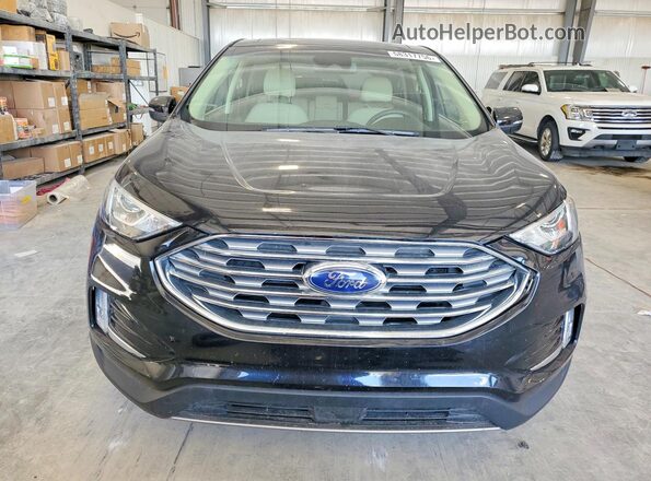 2FMPK4J93KBB04735 2019 FORD EDGE Black წინა ხედი