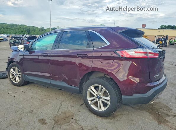 2FMPK4J93KBB18974 2019 FORD EDGE Burgundy უკანა მარცხენა