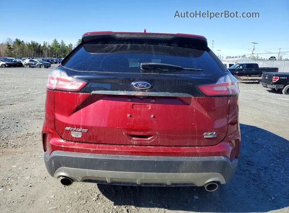 2FMPK4J93KBB28999 2019 FORD EDGE Красный Вид сзади