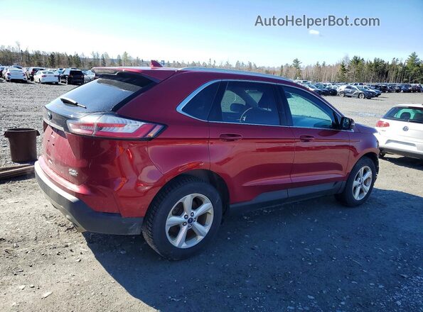 2FMPK4J93KBB28999 2019 FORD EDGE Красный Задняя правая четверть