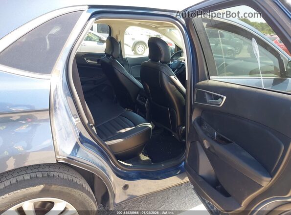 2FMPK4J93KBB76275 2019 FORD EDGE Blue Widok naklejki z numerem VIN