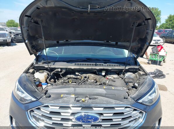 2FMPK4J93KBB76275 2019 FORD EDGE Blue Widok z tyłu