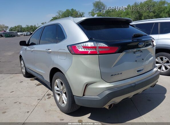 2FMPK4J93KBB90256 2019 FORD EDGE Silver Tył lewy