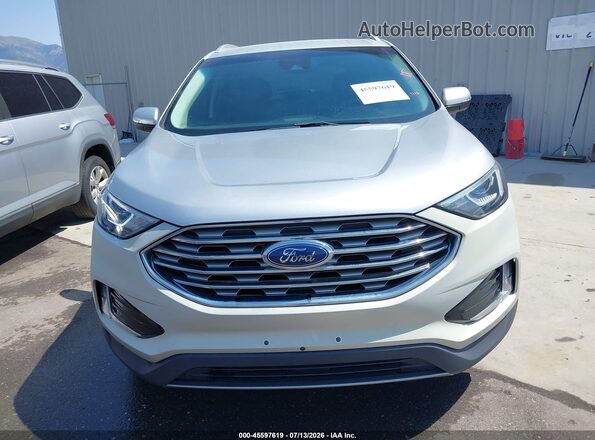 2FMPK4J93KBB90256 2019 FORD EDGE Silver Widok zestawu wskaźników