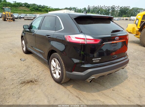 2FMPK4J93KBB99460 2019 FORD EDGE Черный Задняя левая четверть