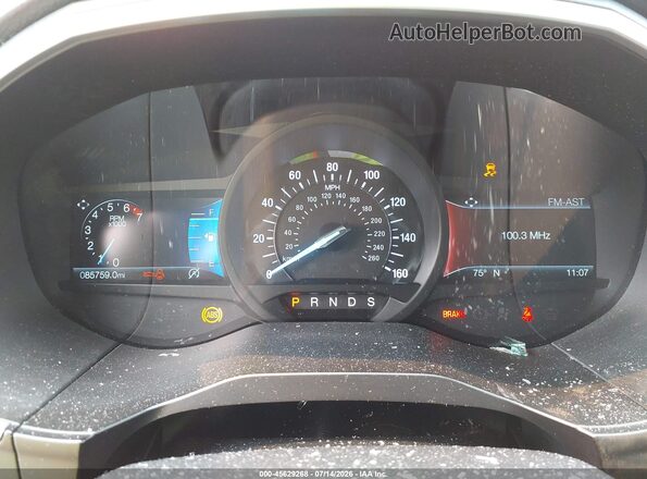 2FMPK4J93KBB99460 2019 FORD EDGE Черный Вид задних сидений