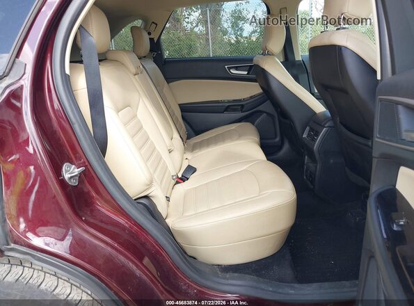 2FMPK4J93KBC00641 2019 FORD EDGE Burgundy Widok naklejki z numerem VIN