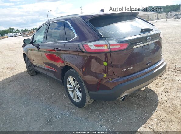 2FMPK4J93KBC00641 2019 FORD EDGE Burgundy Tył lewy