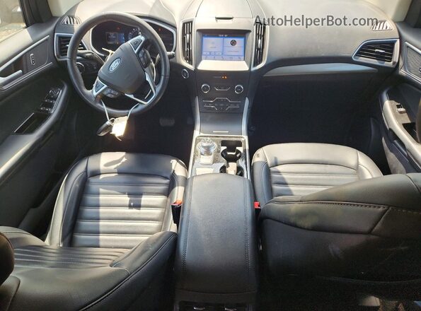 2FMPK4J93KBC21313 2019 FORD EDGE Gray Dashboard view