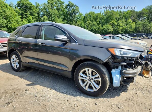 2FMPK4J93KBC21313 2019 FORD EDGE Gray Front right