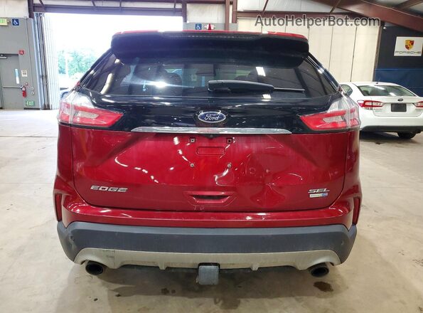 2FMPK4J93KBC67286 2019 FORD EDGE Burgundy Vista trasera