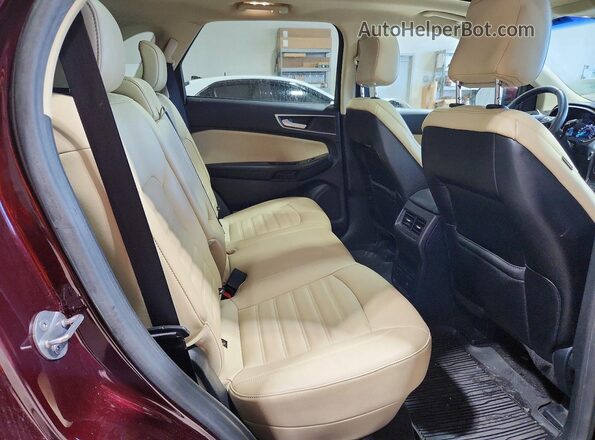 2FMPK4J93LBA94497 2020 FORD EDGE Purple Widok wnętrza z tyłu