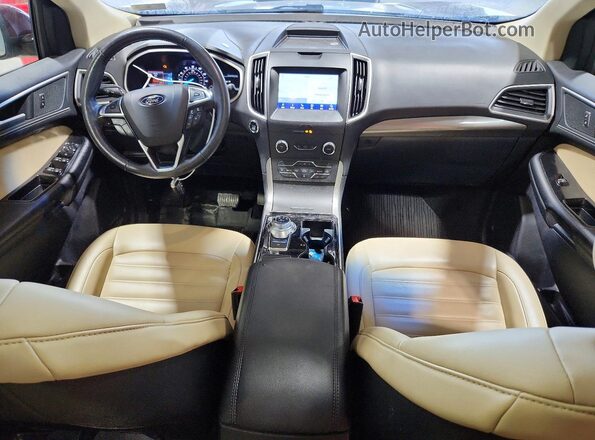 2FMPK4J93LBA94497 2020 FORD EDGE Purple Widok deski rozdzielczej