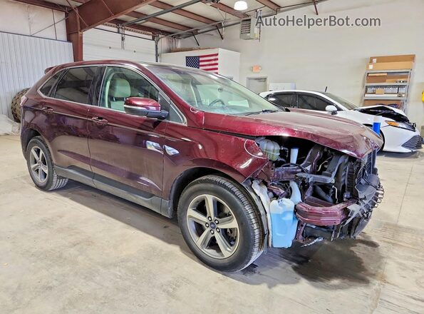 2FMPK4J93LBA94497 2020 FORD EDGE Purple Przód prawy