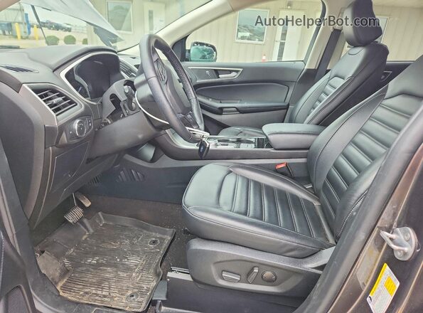 2FMPK4J93LBB58098 2020 FORD EDGE Gray Вид салону спереду