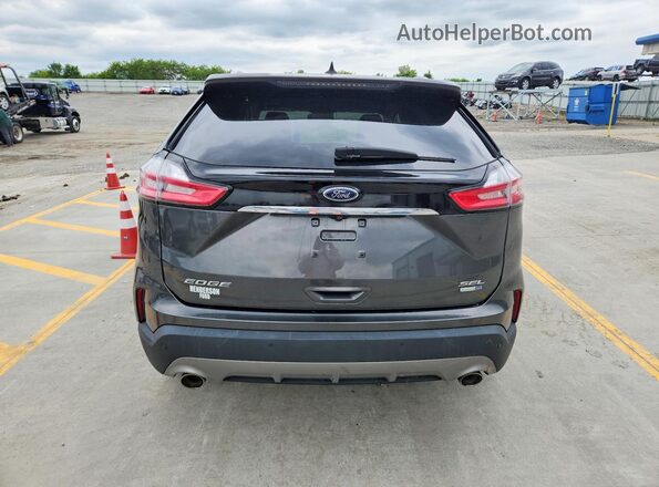 2FMPK4J93LBB58098 2020 FORD EDGE Gray Вид ззаду