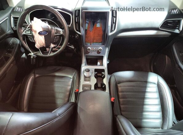 2FMPK4J93MBA57242 2021 FORD EDGE Black წინა პანელის ხედი