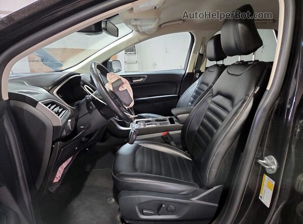 2FMPK4J93MBA57242 2021 FORD EDGE Black წინა სალონის ხედი