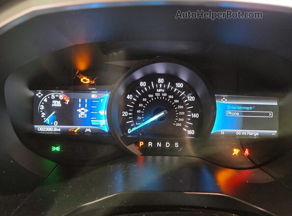 2FMPK4J93MBA57242 2021 FORD EDGE Black ხელსაწყოთა პანელის ხედი