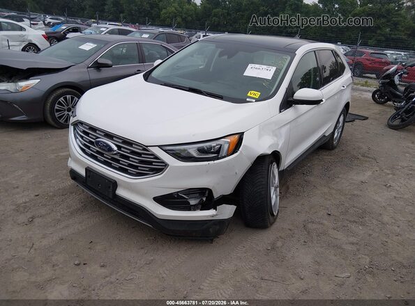 2FMPK4J93MBA58357 2021 FORD EDGE White Передня ліва чверть