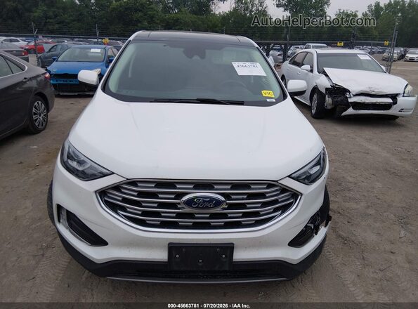 2FMPK4J93MBA58357 2021 FORD EDGE White Вид щитка приладів