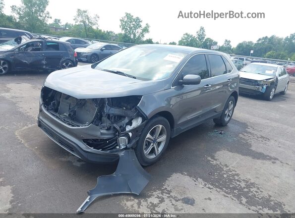 2FMPK4J93NBA19110 2022 FORD EDGE Gray Front left