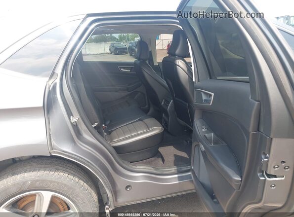 2FMPK4J93NBA19110 2022 FORD EDGE Gray VIN sticker view