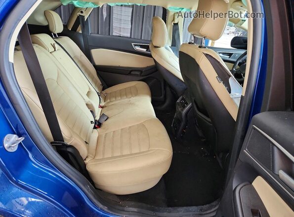 2FMPK4J93NBA20094 2022 FORD EDGE Blue უკანა სავარძლების ხედი