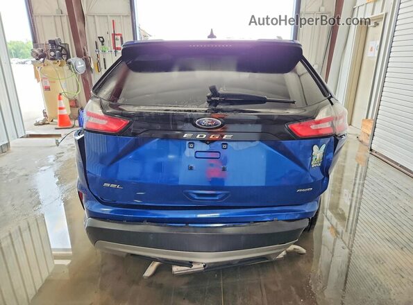 2FMPK4J93NBA20094 2022 FORD EDGE Blue უკანა ხედი