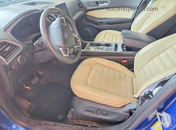 2FMPK4J93NBA20094 2022 FORD EDGE Blue წინა სალონის ხედი