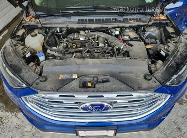 2FMPK4J93NBA20094 2022 FORD EDGE Blue უკანა სალონის ხედი