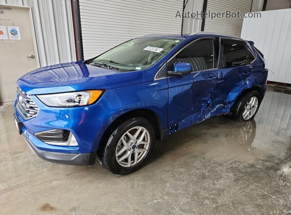 2FMPK4J93NBA20094 2022 FORD EDGE Blue სალონის 360-გრადუსიანი ხედი